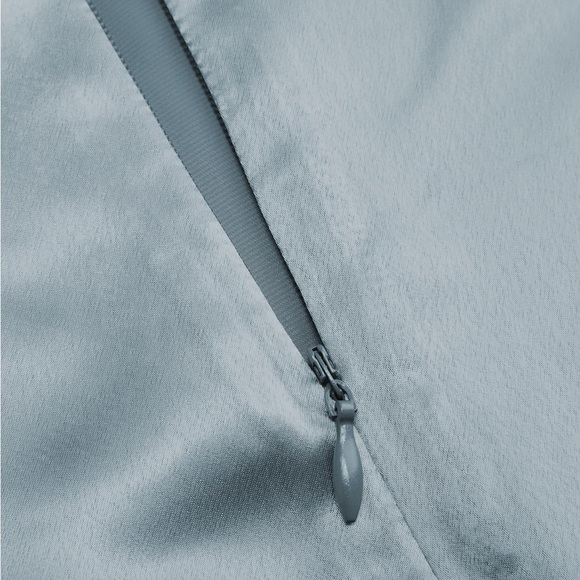 Blue satin dress - Picture 3 of 4